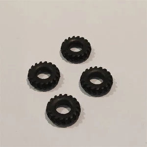 Matchbox King Size K 5 c Muir Hill Trailer Tires 4 Tyres Pack #16 - Picture 1 of 6