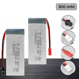 Batería 800mAh 3.7V 802555 JST SM XH LiPo para DFD F181 F187 F163 H12C RC Drone - Imagen 1 de 12