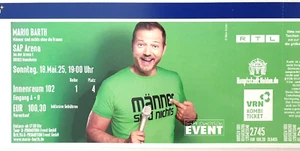 Mario Barth 1 GOLDEN TICKET Mannheim SAP ARENA 1. Reihe direkt vor der Bühne - Bild 1 von 4