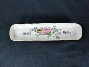 "Bandeja de oliva de hueso fino CHELSEA MANOR CROWN STAFFORDSHIRE China como nueva 8,5"" X 2" - Imagen 1 de 4