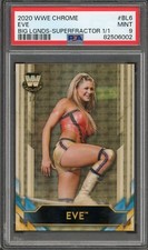 2020 WWE Chrome Eve Big Legends Superfractor 1/1 PSA 9 Mint #BL6