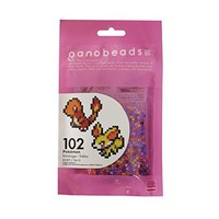 Kawada Nano Beads 102 Pokemon CHARMANDER / FENNEKIN Perler Beads Kit NEW