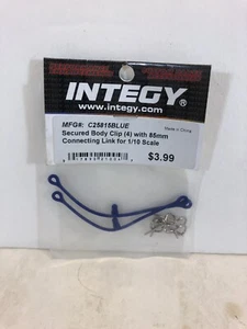 Integy C25815BLUE Body Clip Retainer Blue 1/10 Scale - Picture 1 of 1