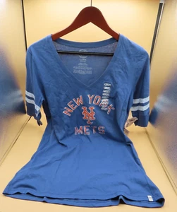 New York Mets 47 Brand Women's T Shirt Blue / US X LARGE XL - Picture 1 of 2
