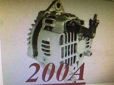 HIGH OUTPUT FOR MAZDA RX-7 R2 1.3L 1308cc 1993 1994 1995 NEW ALTERNATOR 200 AMP - Image 1 of 3