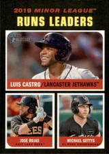 2020 Topps Heritage Minors #190 Michael Gettys/Jose Rojas/Luis Castro Baseball