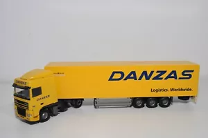 A88 1:50 TEKNO DAF 95XF 95 XF TRUCK WITH TRAILER DANCES NEAR MINT CONDITION - Bild 1 von 9