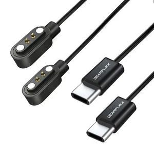 Usb Magnetic Smart Watch Charging Cable Compatible  Apple Samsung  Fitness 4.0mm - Picture 1 of 5