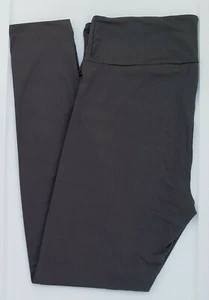 OS LuLaRoe One Size Leggings Versatile Solid Dark Charoal Gray NWT - Picture 1 of 7