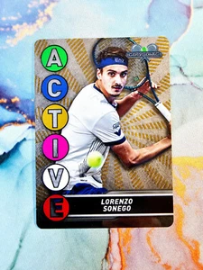 Tennis Lorenzo Sonego Active Metal Gold /25 2024 Topps Grafite - Foto 1 di 2