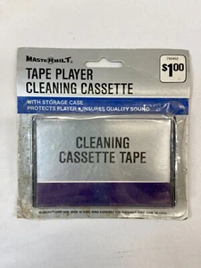Tape Player Cleaning Cassette Masterbuilt Storage Case Sound Quality New in Box - Picture 1 of 2