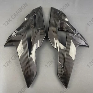 BMW S1000R 2014-2018 100% Dry Carbon Fiber Upper Side Fairings Cowling Trim - Picture 1 of 2