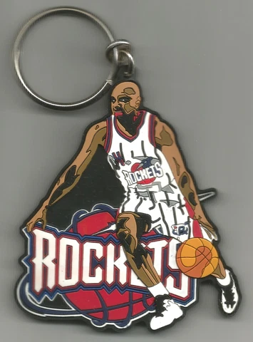 1998 HEROES OF THE LOCKER ROOM ~ CHARLES BARKLEY ~ HOUSTON ROCKETS ~ KEY RING Cover