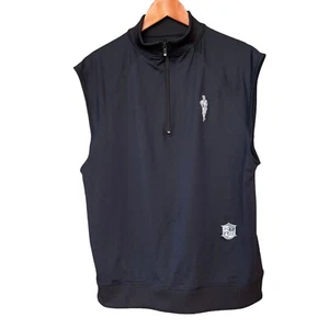 FootJoy Golf Uomo Pullover Mezza Zip Gilet Performance Nero Taglia Media - Foto 1 di 8