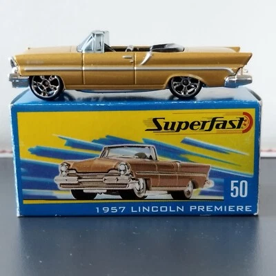 MATCHBOX 1-75 Series. Superfast Wheels no 50. 1957 Lincoln Premiere. - Image 1 of 4