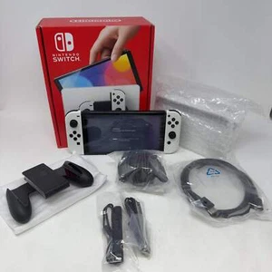Nintendo Switch OLED Video Game Console HEG-001 White - Picture 1 of 8