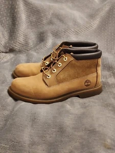 Timberland Women's Nellie Waterproof Chukka Nubuck Leather Ankle Boots 7M Wheat - Picture 1 of 13