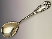 Chrysanthemum by Durgin Sterling Silver small Berry Spoon 6.5"