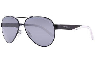 Gafas de sol para hombre Armani Exchange AX2034S 6063/6G negro mate/negro espejo 59 mm Foto 1 de 4
