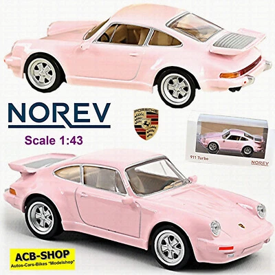 Porsche 911 Turbo 3.3 Typ 930 Coupè 1978-89 Rosa Fucsia 1:43 Norev 750052 - Immagine 1 di 3