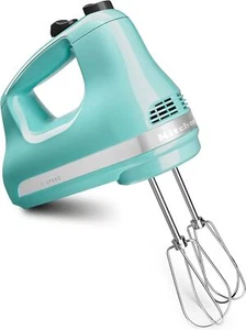 KitchenAid 5 Ultra Power Speed Hand Mixer - KHM512, Aqua Sky - Picture 1 of 6