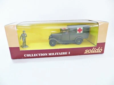 "SOLIDO 6020 ""CITROEN 4 AMBULANCIA MILITAR/MILITAR CON FIGURA"" 1:43? Sin usar en caja/en caja. Foto 1 de 4