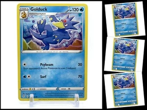 Pokemon Sword & Shield EVOLVING SKIES 025/203 Golduck 4X Mint/NM TCG Playset X4 - Imagen 1 de 3