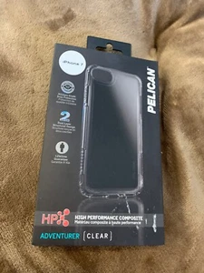 Pelican Adventurer Case Compatible with iPhone 8/7 Clear/Clear(discoloured Trim) - Picture 1 of 4