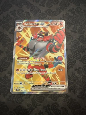 Incineroar ex 187/162 SV05: Temporal Forces Holo - Image 1 of 2