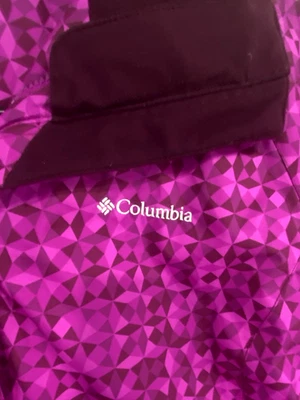 Cortavientos Columbia Outer West solo con capucha estampado de ciruela XL (no aislado) Foto 1 de 4