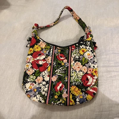 Bolso de Hombro Vera Bradley Cartera Poppy Fields Retirado Cottagecore Y2k Foto 1 de 4