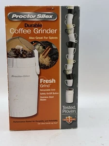 PROCTOR SILEX MOLINILLO DE CAFÉ DURADERO Y ESPECIAS E160BY - Probado - Imagen 1 de 11