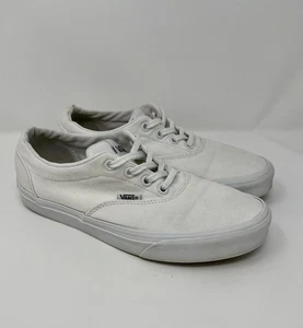 Vans Authentic Low Top White Canvas Sneakers Women’s Size 8 (UK 5.5 / EU 38.5) - Picture 1 of 7