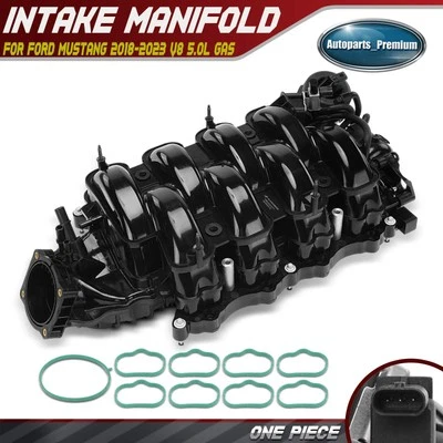 Colector de admisión delantero para Ford Mustang 2018-2023 V8 5,0 L gas DOHC JR3E9S455DA Foto 1 de 4
