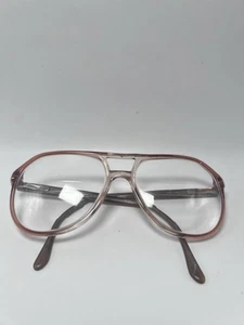 Vintage RARE Luxottica Eyeglass Frames Aviator Style Translucent Double Bridge - Picture 1 of 5