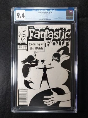 MARK JEWELERS & BOSE VARIANT! Fantastic Four #276 CGC 9.4 1985 Negative Space - Image 1 of 4