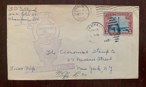 1928 Air Mail First Flight Chicago to Atlanta Champaign Illinois New York  - Picture 1 of 2