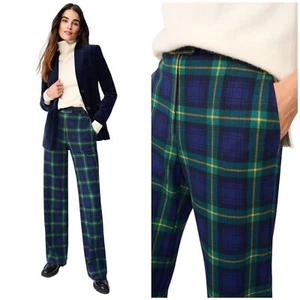 PANTALONES J MCLAUGHLIN BROCK REGIMIENTO CUADROS TALLA 2 CLÁSICOS VACACIONES PREPPY ATEMPORALES - Imagen 1 de 11