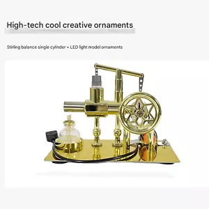 Hot Air Stirling Engine Model Toy Micro Motor Power Generator Engine DIY Motor - Picture 1 of 15