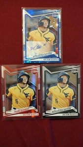 2022 Elite Extra Edition Victor Scott II Auto Blue Burst FOTL 03/20 - Picture 1 of 2