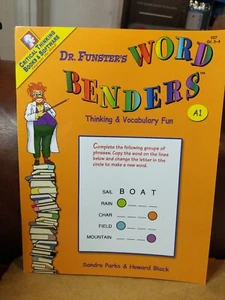 Dr. Funster's Word Benders: Thinking & Vocabulary Fun A1 Critical Thinking Books - Picture 1 of 2