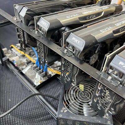 3080 Nvidia GeForce 10G-P5-3897-KR 4 X GPU Crypto Mining Rig i3 1tb Ssd 32gb Ram - Image 1 of 4