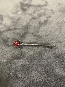 Vintage Mizpah Celtic Sword Design Silver Stick Pin Super Rare Design! - Picture 1 of 5