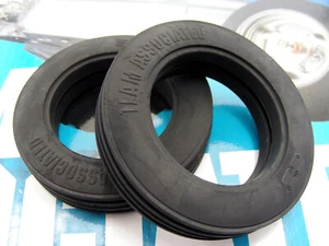 Team Associated 6004 RC10CC Classic Clear 6313 Front Rib Tires Fits Vintage NEW - Picture 1 of 4