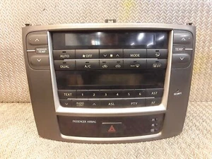 Lexus IS Radio Head Unit Climate Control Panel is Mk2 05-13 USED 55412-53050 - Picture 1 of 4