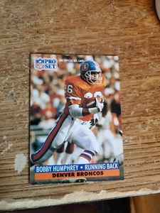 1991 PRO SET BOBBY HUMPHREY DENVER BRONCOS #140 - Bild 1 von 2