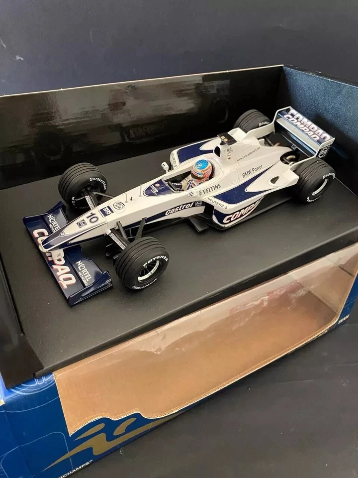 Minichamps 1:18 F1 WILLIAMS BMW FW22 Jenson Button GP Brazil 1.444 pcs - Immagine 1 di 3