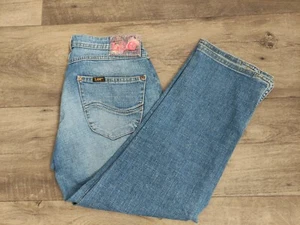 Lee Jeans Capri Valentine Model Size 15 Years - Picture 1 of 9
