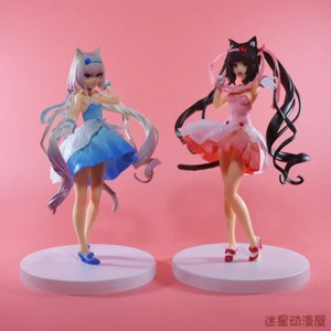 NEKOPARA Chocolate Vanilla Dress 18cm GK Figurine Toy Figure Model Statue Gift - Picture 1 of 26
