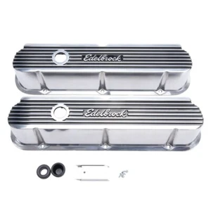 Edelbrock Elite II Valve Covers Fits Ford 289/302/351W (except Boss) - Picture 1 of 10